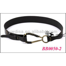 Black Vintage Genuine Leather Belts Cow Leather Belts Wholesale With Size 4.25cmW*84cmL BB0050-2